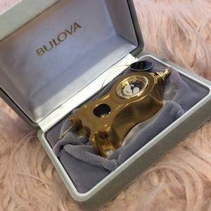 Bulova miniature clock